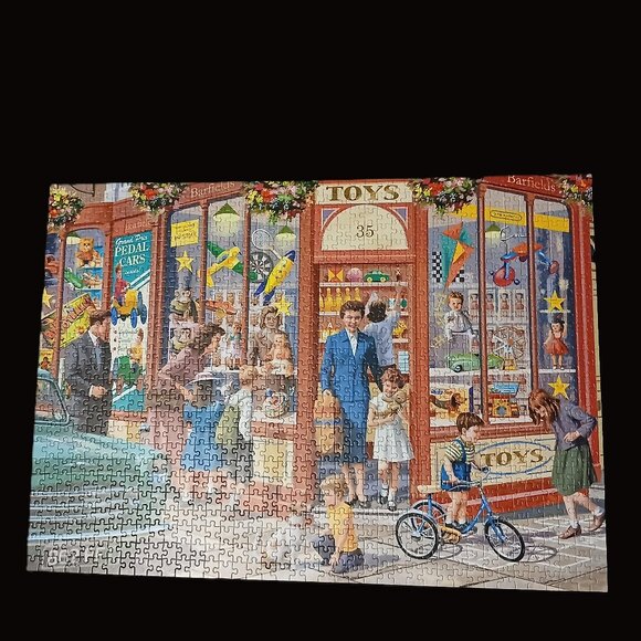 Falcon De Luxe The Toy Shop Jigsaw Puzzle, 1000 Pieces - Picture 2 of 3